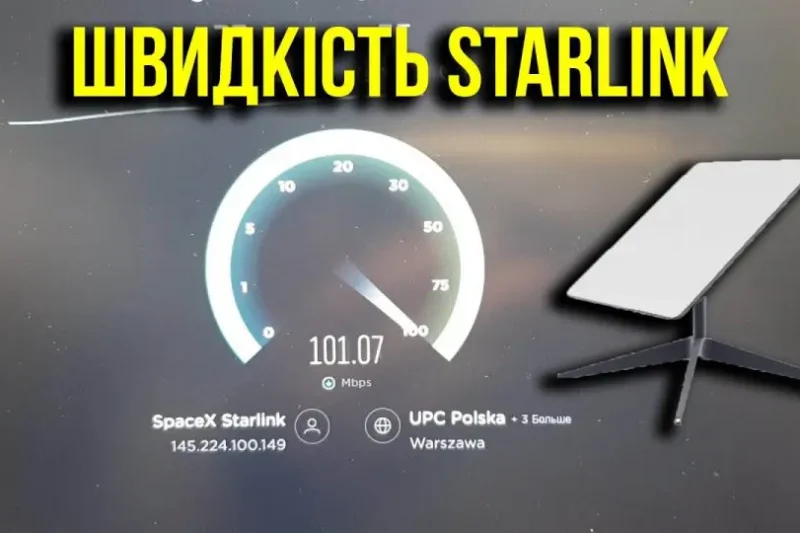 Швидкість Старлінк: як швидко працює супутниковий інтернет