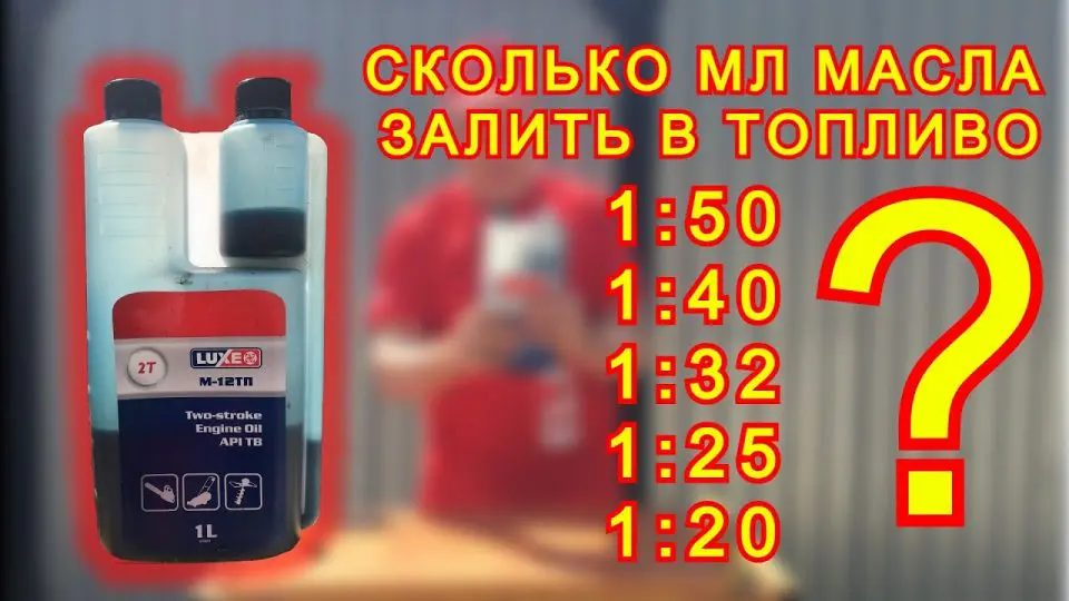 Яка пропорція мастила і бензину для бензопили: вичерпний посібник
