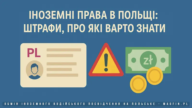 Іноземні права в Польщі: Штрафи, про які варто знати